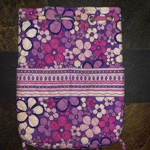 Vera Bradley Drawstring Backpack in Petal Power